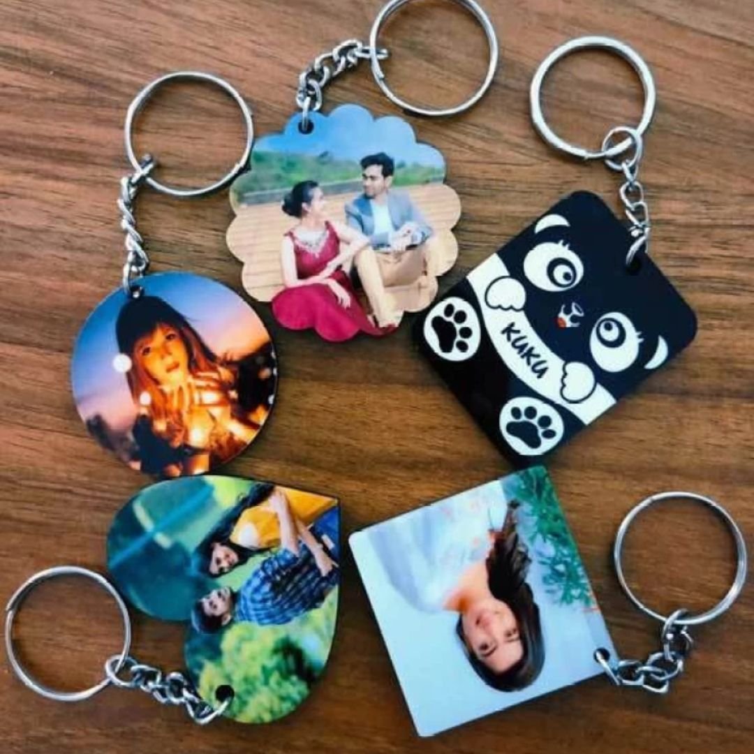 Double-Sided Photo Keychains in Tirunelveli